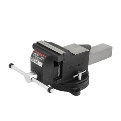 Тиски слюсарні поворотні 150мм STORM, 14,05 кг Intertool HT-0087