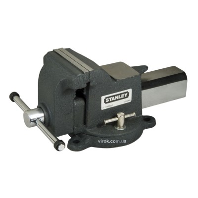 Тиски слесарные поворотные STANLEY MaxSteel 100 мм 7.5 кг 1-83-066