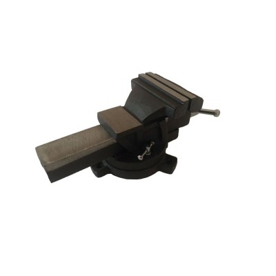 Тиски стальные поворотные с наковальней 5"-125мм FORCEKRAFT FK-6540105