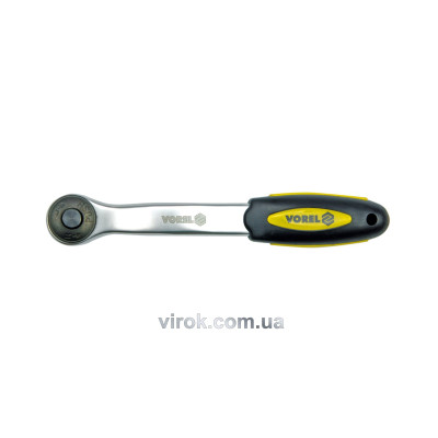 Трещотка 1/2" с изогунтой ручкой VOREL 260 мм 72 зубца 53573 Трещотка 1/2" с изогунтой ручкой VOREL 260 мм 72 зубца 53573