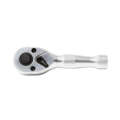 Трещотка реверсивная короткая с накаткой 3/8" (L-105мм 72зуб) ROCKFORCE RF-802326