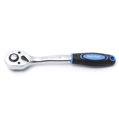 Трещотка с прорезиненной рукояткой 1/4"(72зуб.) KingTul kraft KT-601006K Трещотка с прорезиненной рукояткой 1/4"(72зуб.) KingTul kraft KT-601006K