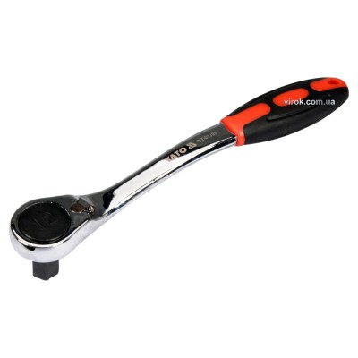 Трещотка шестигранная изогнутая YATO HEX12 HRC 42-48 CrV YT-02395