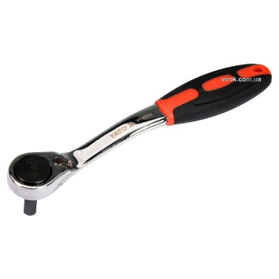 Трещотка шестигранная изогнутая YATO HEX6 HRC 42-48 CrV YT-02392