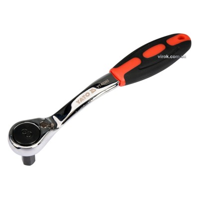 Трещотка шестигранная изогнутая YATO HEX8 HRC 42-48 CrV YT-02393