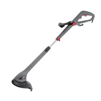 Тример електричний, 350 Вт, 230 В~50 Гц, 10000 об/хв, діаметр обертання волосіні 250 мм, регулювання довжини штанги Intertool DT-2253