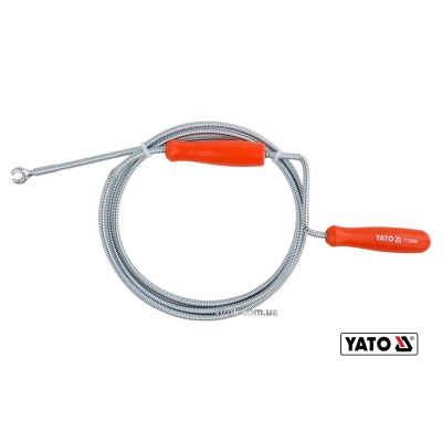 Трос для очищення каналізаційних труб YATO 5 мм x 1.5 м YT-25000
