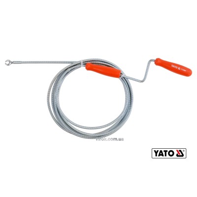 Трос для очистки канализационных труб YATO 5 мм x 3 м YT-25001