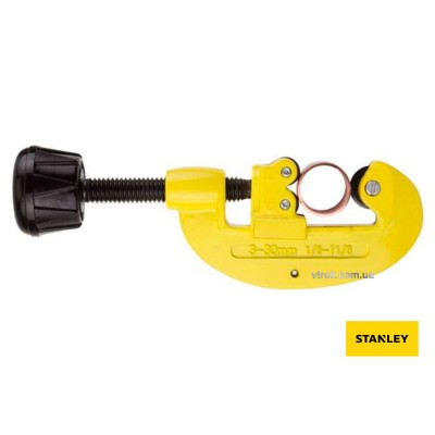 Труборіз роликовий для мідних труб STANLEY 3-30 мм 0-70-448 Труборіз роликовий для мідних труб STANLEY 3-30 мм 0-70-448