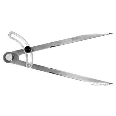 Циркуль разметочный с фиксатором YATO 200 мм YT-72101