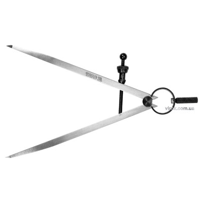 Циркуль разметочный с винтовым фиксатором YATO 200 мм YT-72107