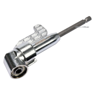 Угловой держатель-адаптер STHOR HEX - 1/4" 130 мм под углом 105° 65840 Угловой держатель-адаптер STHOR HEX - 1/4" 130 мм под углом 105° 65840