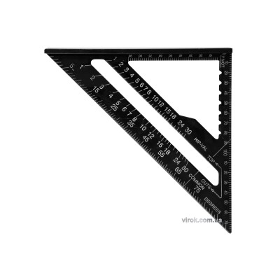 Угольник плотницкий алюминиевый YATO 180 мм YT-70786
