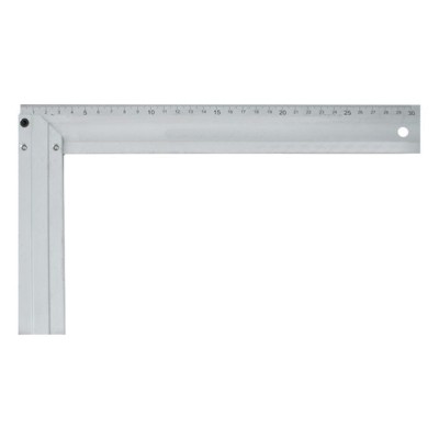 Угольник строительный алюминиевый 400мм Intertool MT-2064