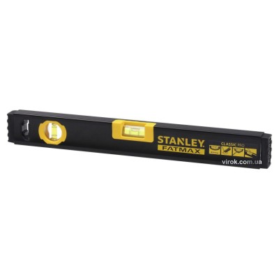 Уровень алюминиевый STANLEY "FatMax CLASSIC PRO" 40 см 2 капсулы FMHT42553-1 Уровень алюминиевый STANLEY "FatMax CLASSIC PRO" 40 см 2 капсулы FMHT42553-1
