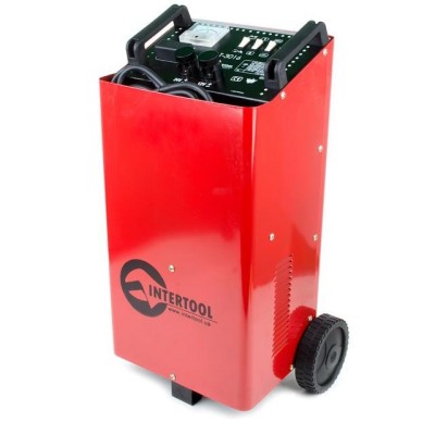 Устройство пуско-зарядное, 230 В~50 Гц, 1200 Вт, 12/24 В, зарядка 50/75 А, пуск 300 А, 20-600 Ач Intertool AT-3016