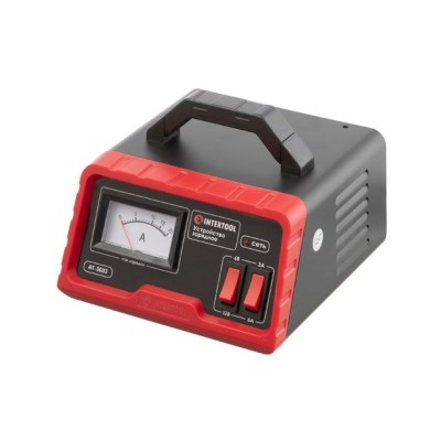 Устройство зарядное для аккумуляторов 6/12 В, 3/6 А, 4-60 Ач, с трансформатором Intertool AT-3033