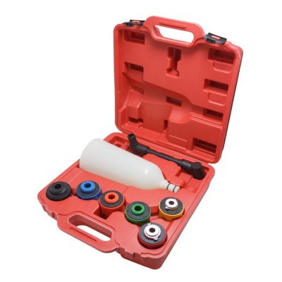 Воронка для заливки масла в двигатель а/м с пластиковыми адаптерами, 8 предметов, в кейсе Forsage F-61930P(F-04A5088)