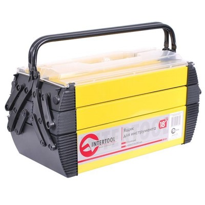 Ящик для инструментов 18", 5 секций, 454*210*230 мм Intertool BX-5018