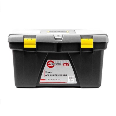 Ящик для инструментов 26.5" 670*393*370мм Intertool BX-0326