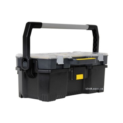 Ящик для инструментов пластиковый 24" STANLEY 67 x 32.3 x 25.1 см с органайзером 1-97-514 Ящик для инструментов пластиковый 24" STANLEY 67 x 32.3 x 25.1 см с органайзером 1-97-514