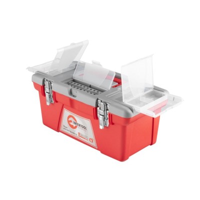 Ящик для інструментів із металевими замками 16" 415*210*190мм Intertool BX-0516