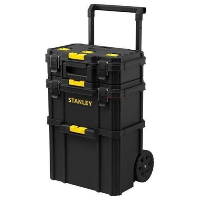 Ящик для інструмента модульний 3 секції STANLEY "QUICKLINK" на колесах, макс. навант.- 45 кг, V= 80л STST83319-1