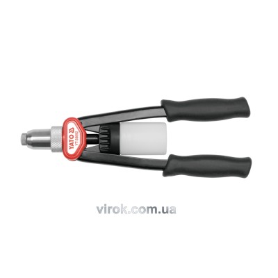 Заклепочник двуручный поворотный YATO для заклепок ?=3.2, 4, 4.8, 6.4 мм 328 мм YT-36092