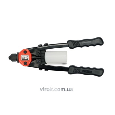 Заклепочник двуручный YATO для заклепок ?=3.2, 4, 4.8, 6, 6.4 мм 330 мм YT-3609