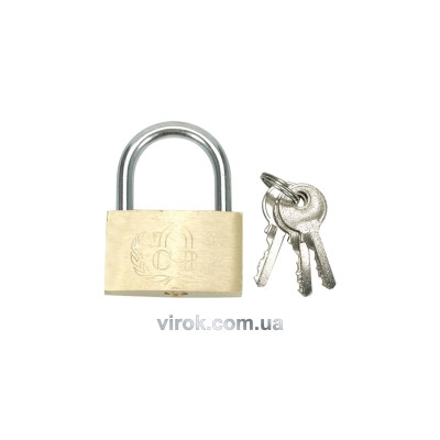 Замок навесной латунный VOREL 25 мм 77250 Замок навесной латунный VOREL 25 мм 77250