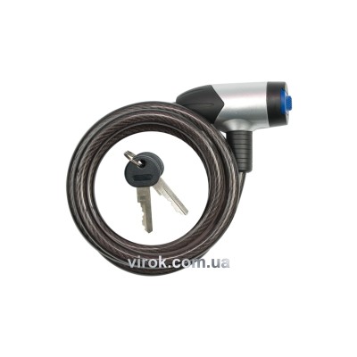 Велосипедний замок VOREL 8 x 1200 мм 77837 Велосипедний замок VOREL 8 x 1200 мм 77837