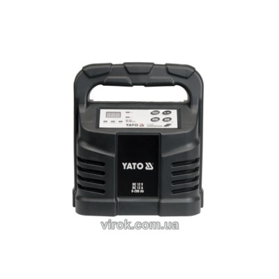 Зарядное устройство для аккумуляторов 12 В YATO 12 А 6-200 Ач YT-8302
