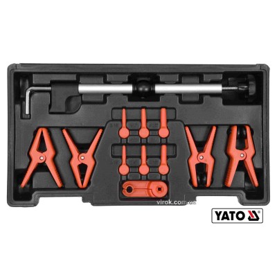 Зажимы для металлических и гибких проводов YATO 12 шт + кейс YT-08392
