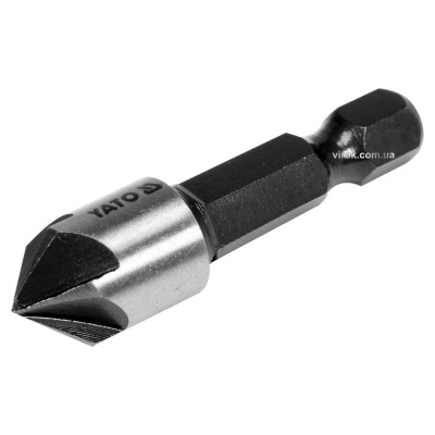 Зенковка коническая по металлу YATO HEX- 1/4" 10.4 x 40 мм HSS YT-44723