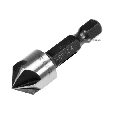 Зенковка коническая по металлу YATO HEX- 1/4" 12.4 x 40 мм HSS YT-44724