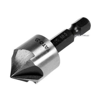 Зенковка коническая по металлу YATO HEX- 1/4" 16.5 x 45 мм HSS YT-44725
