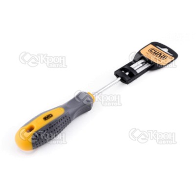 Хрестова викрутка трикомпонентна рукоятка СrV PH1х100мм (Phillips) СИЛА 300808