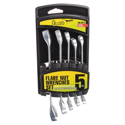 Набір ключів розрізних, 5 предм, 08х10-15х17 мм Alloid НК-203-5