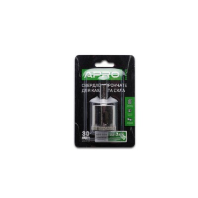 Свердло трубчасте з алмазним напиленням 30 мм APRO 830326