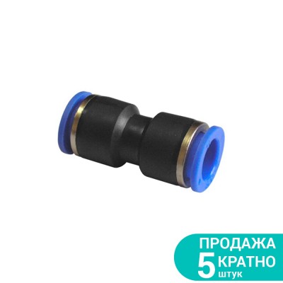 З'єднання цангове пряме Ø6×6мм SIGMA 7026021 З'єднання цангове пряме Ø6×6мм SIGMA 7026021