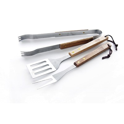 Набір інструментів для барбекю на блістері (3шт, 38см) СИЛА 960501.1