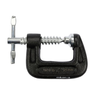 Струбцина G-подібна Yato 25 мм (1") YT-64250