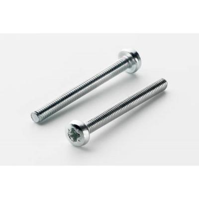 Винт метрический с цилиндрической закруглённой головкой М5*30 DIN 7985 класс прочности 4,8 цинк белый (пач. 100шт) APRO 5M55030-2