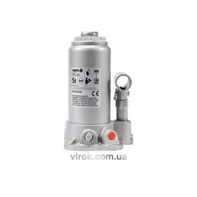Домкрат гидравлический бутылочный VOREL 5 т 185-355 мм 80032