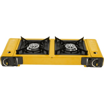 Плита газовая двухконфорочная с пьезоподжигом и адаптером Comfort кейс SIGMA 2903461