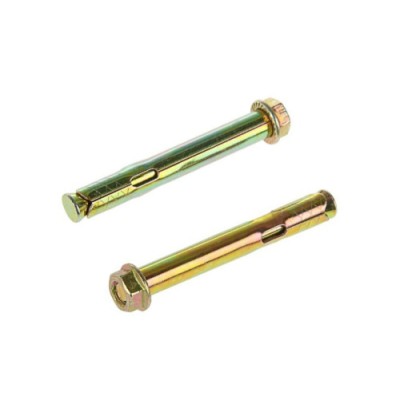 Анкер с кожухом и гайкой М6/8*100 цинк жёлтый (ящ. 350 шт.) APRO SRTR0608100-C