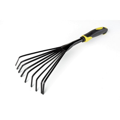 Граблі віялові з гумовою рукояткою СИЛА 550525