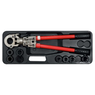 Прес-кліщі для труб Yato 57-80 см із насадками 9 шт YT-21735