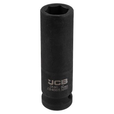 Головка торцевая ударная глубокая 1/2" 15 мм (6-гранная) JCB Tools JCB-4458515