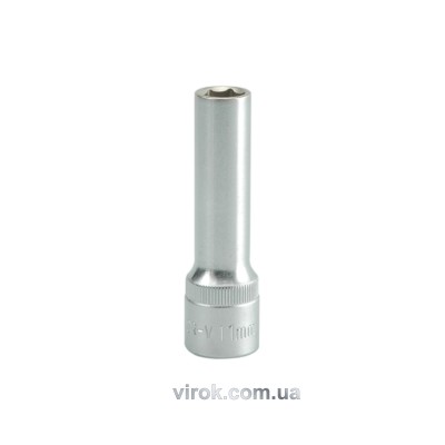 Головка торцевая шестигранная длинная Yato 1/2" М11 х 76 мм YT-1224